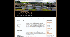 Desktop Screenshot of haydon-bridge.co.uk