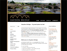 Tablet Screenshot of haydon-bridge.co.uk